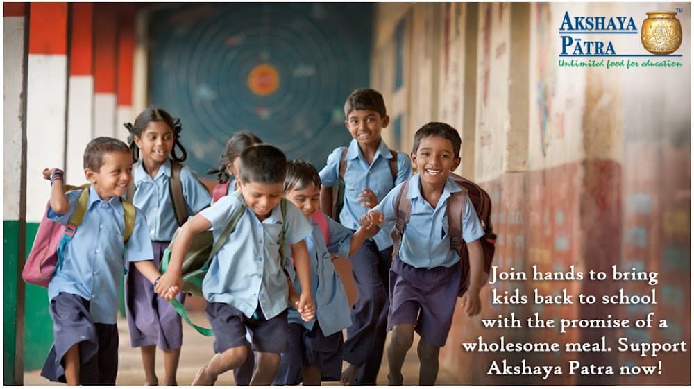 📷 The Akshaya Patra Foundation in Vrindavan